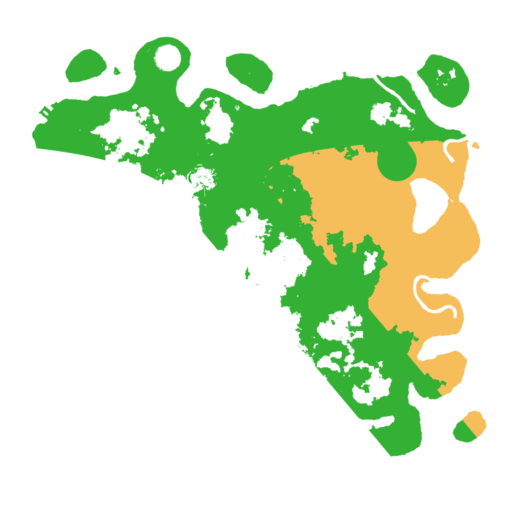Biome Rust Map: Procedural Map, Size: 3500, Seed: 959818466