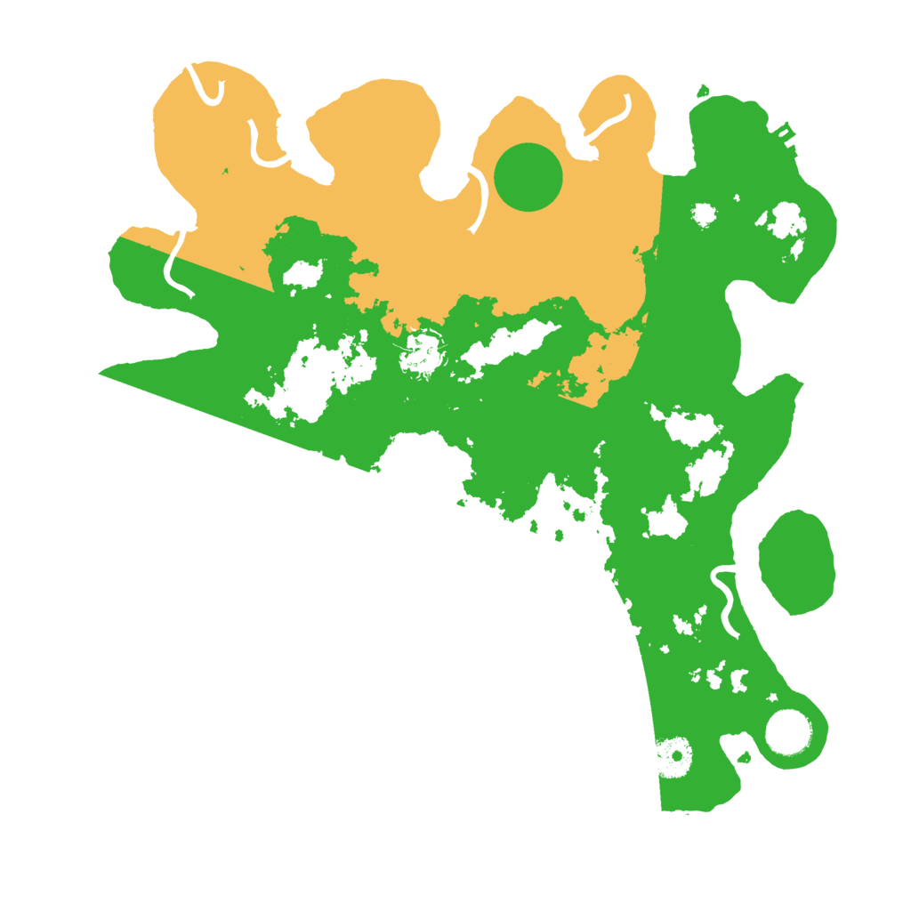 Biome Rust Map: Procedural Map, Size: 3500, Seed: 1205712227