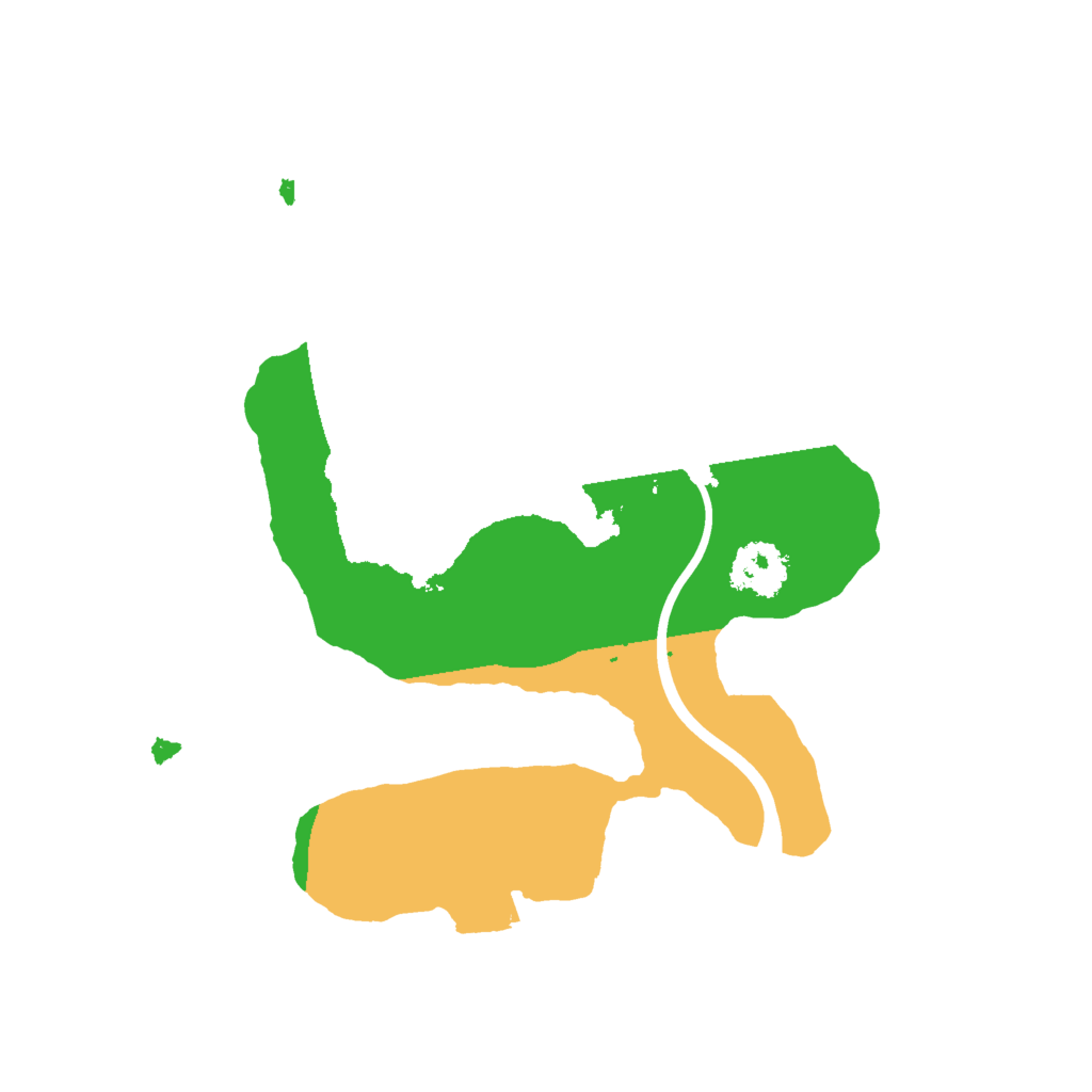 Biome Rust Map: Procedural Map, Size: 2000, Seed: 159317