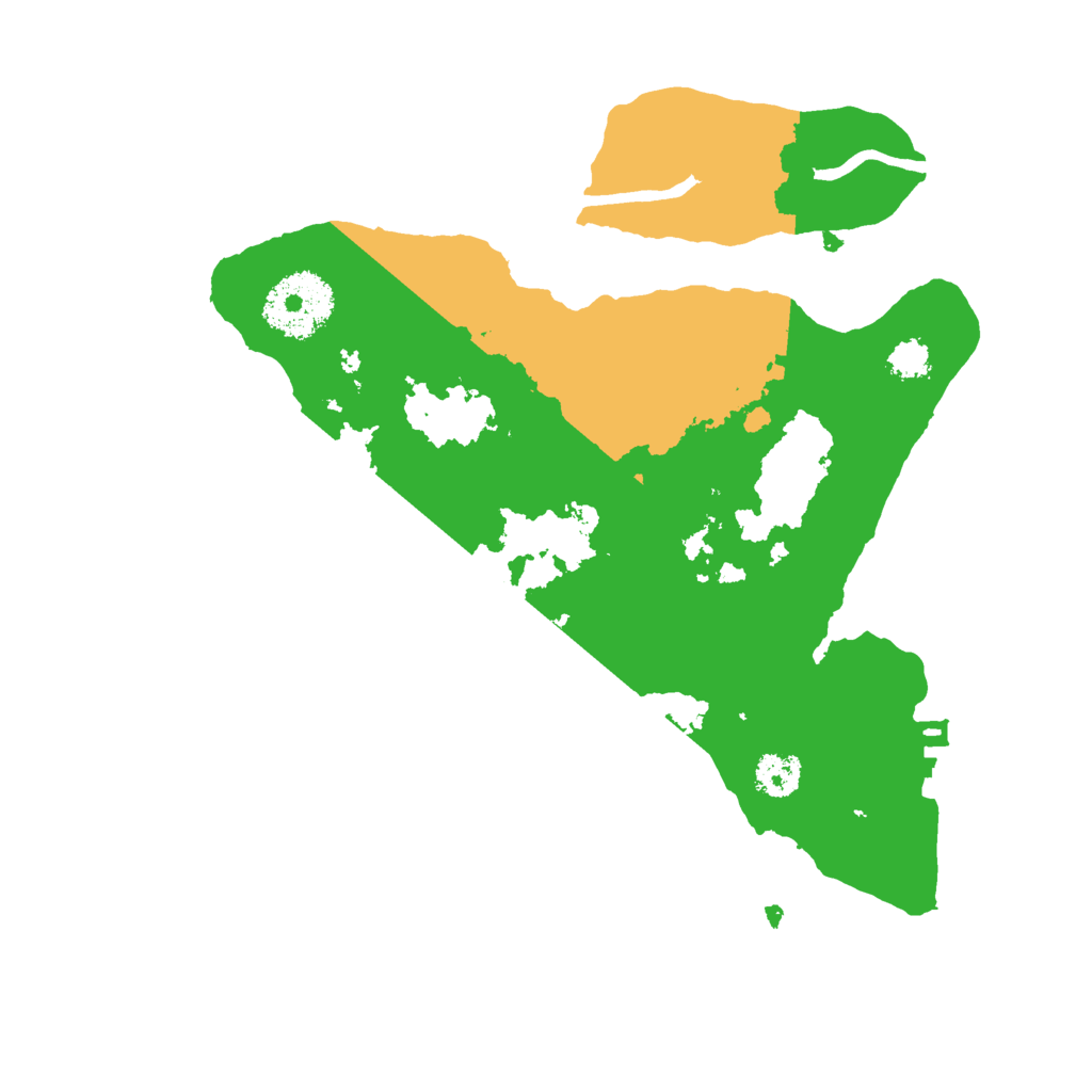 Biome Rust Map: Procedural Map, Size: 2500, Seed: 1299871007