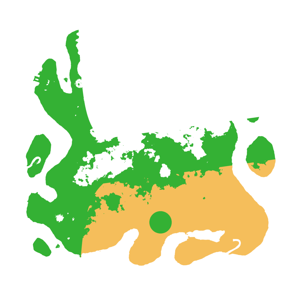 Biome Rust Map: Procedural Map, Size: 3500, Seed: 84163452