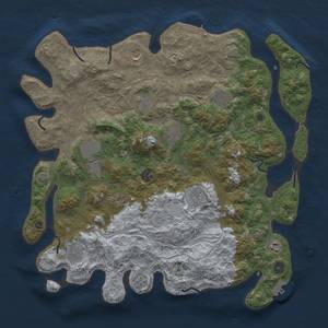 Thumbnail Rust Map: Procedural Map, Size: 4250, Seed: 1995800434, 19 Monuments