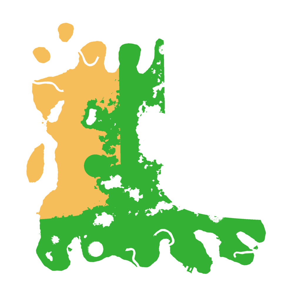 Biome Rust Map: Procedural Map, Size: 3500, Seed: 27119046