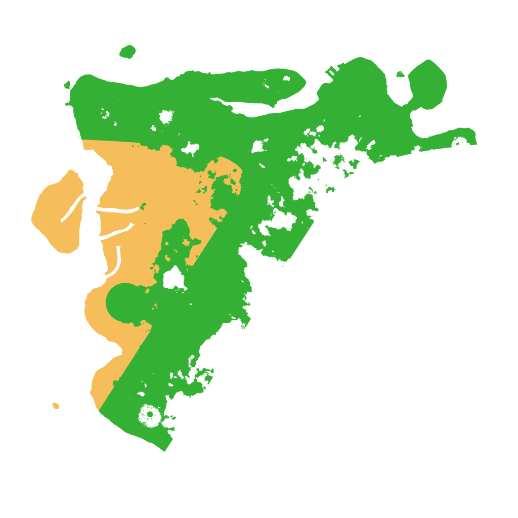 Biome Rust Map: Procedural Map, Size: 3500, Seed: 149786555