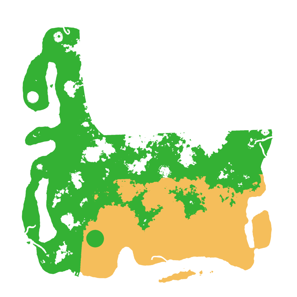 Biome Rust Map: Procedural Map, Size: 4500, Seed: 1201976715