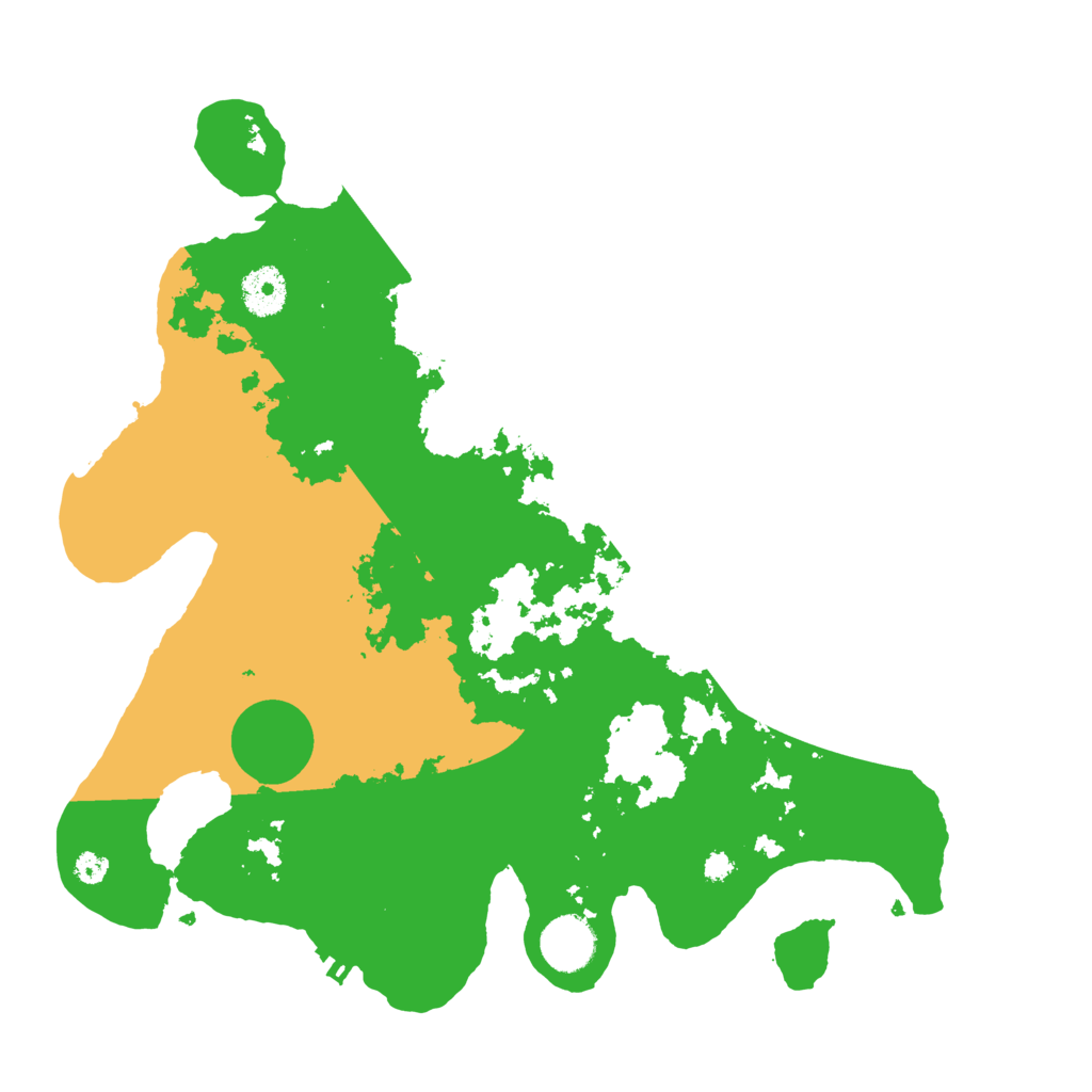 Biome Rust Map: Procedural Map, Size: 3500, Seed: 1282632344