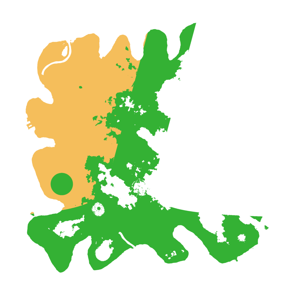 Biome Rust Map: Procedural Map, Size: 3500, Seed: 2114888