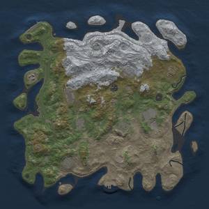 Thumbnail Rust Map: Procedural Map, Size: 4250, Seed: 280137984, 18 Monuments