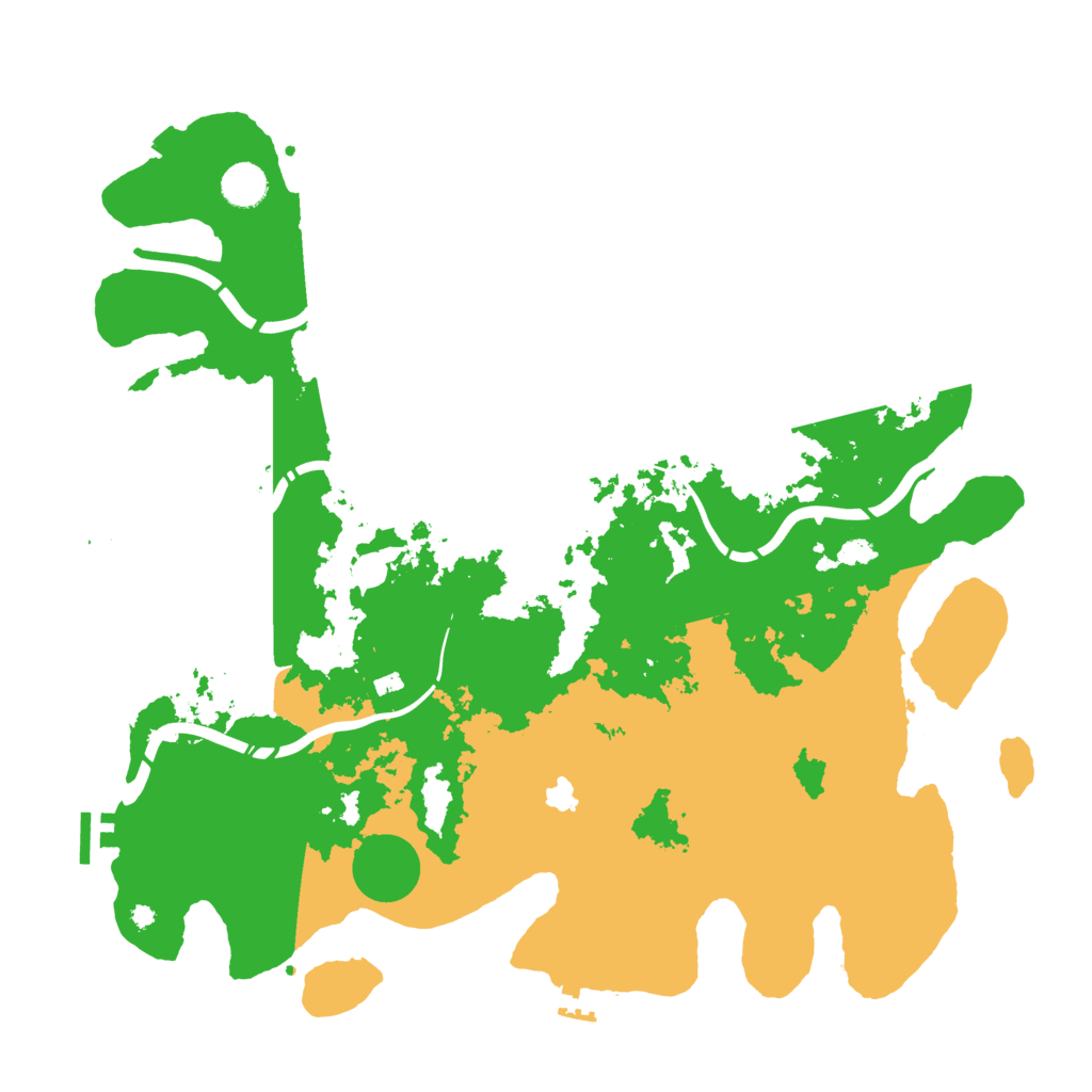 Biome Rust Map: Procedural Map, Size: 4250, Seed: 280137984