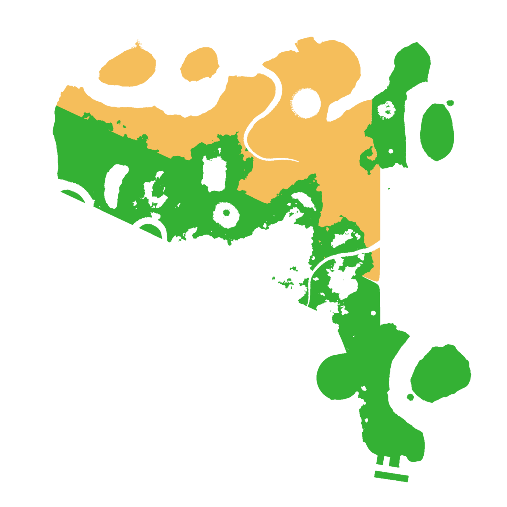 Biome Rust Map: Procedural Map, Size: 3000, Seed: 80981745