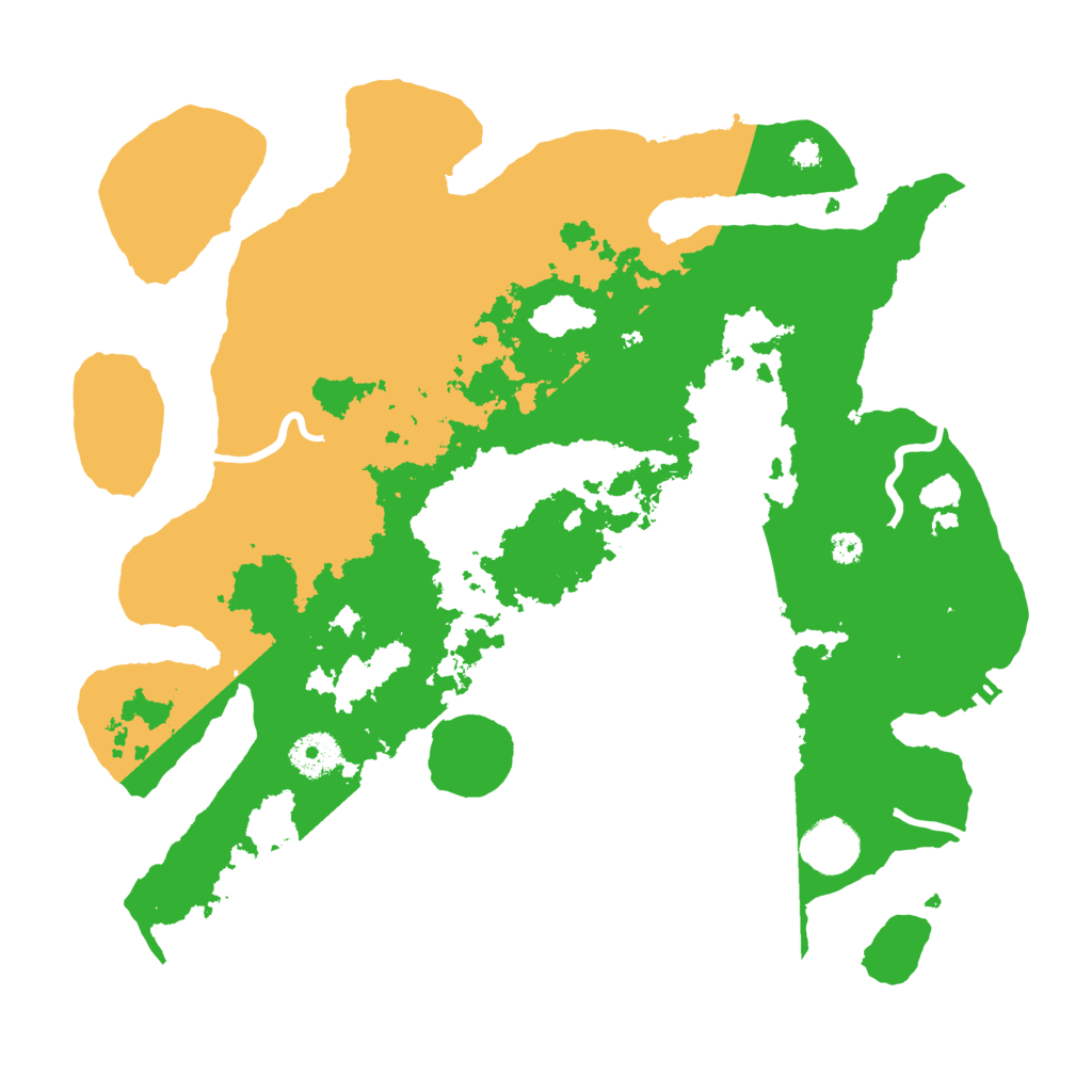 Biome Rust Map: Procedural Map, Size: 3500, Seed: 35224651