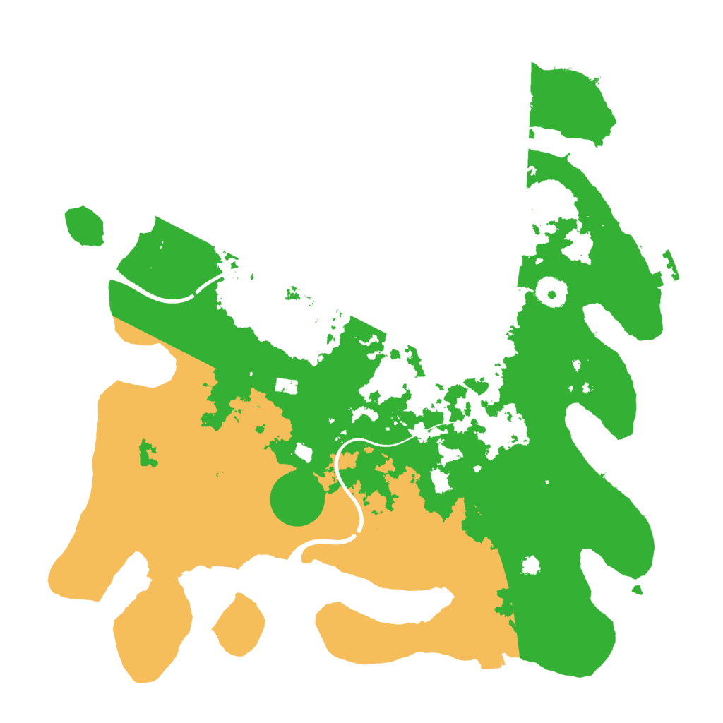 Biome Rust Map: Procedural Map, Size: 3500, Seed: 897210