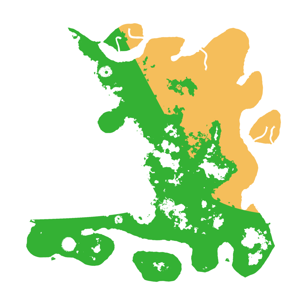 Biome Rust Map: Procedural Map, Size: 3800, Seed: 87833