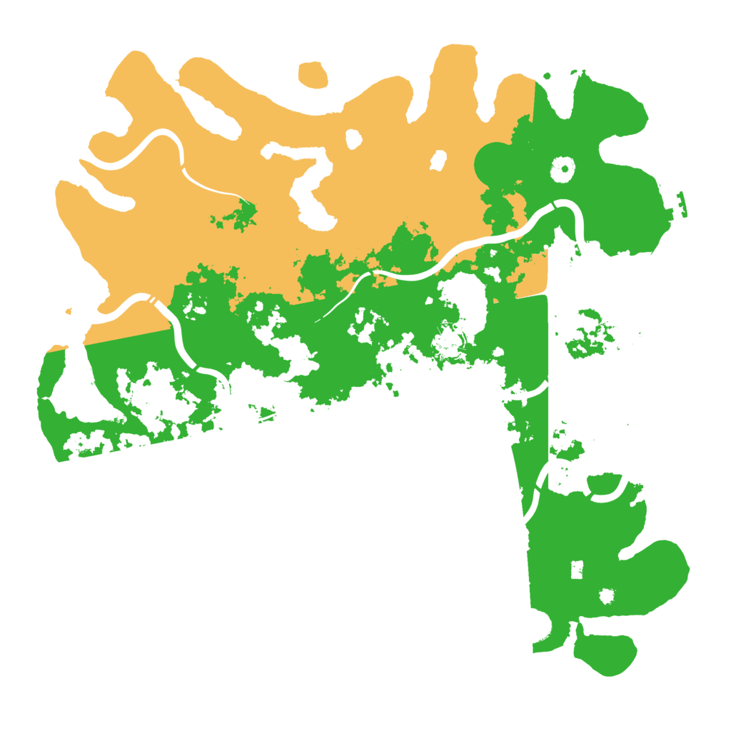 Biome Rust Map: Procedural Map, Size: 4250, Seed: 124123122