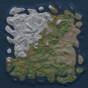 Thumbnail Rust Map: Procedural Map, Size: 4750, Seed: 586738867, 19 Monuments