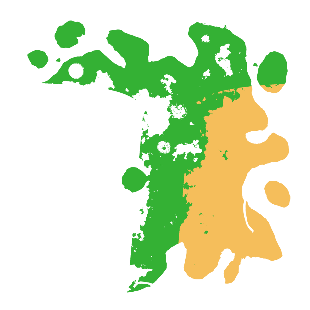 Biome Rust Map: Procedural Map, Size: 3600, Seed: 96555197