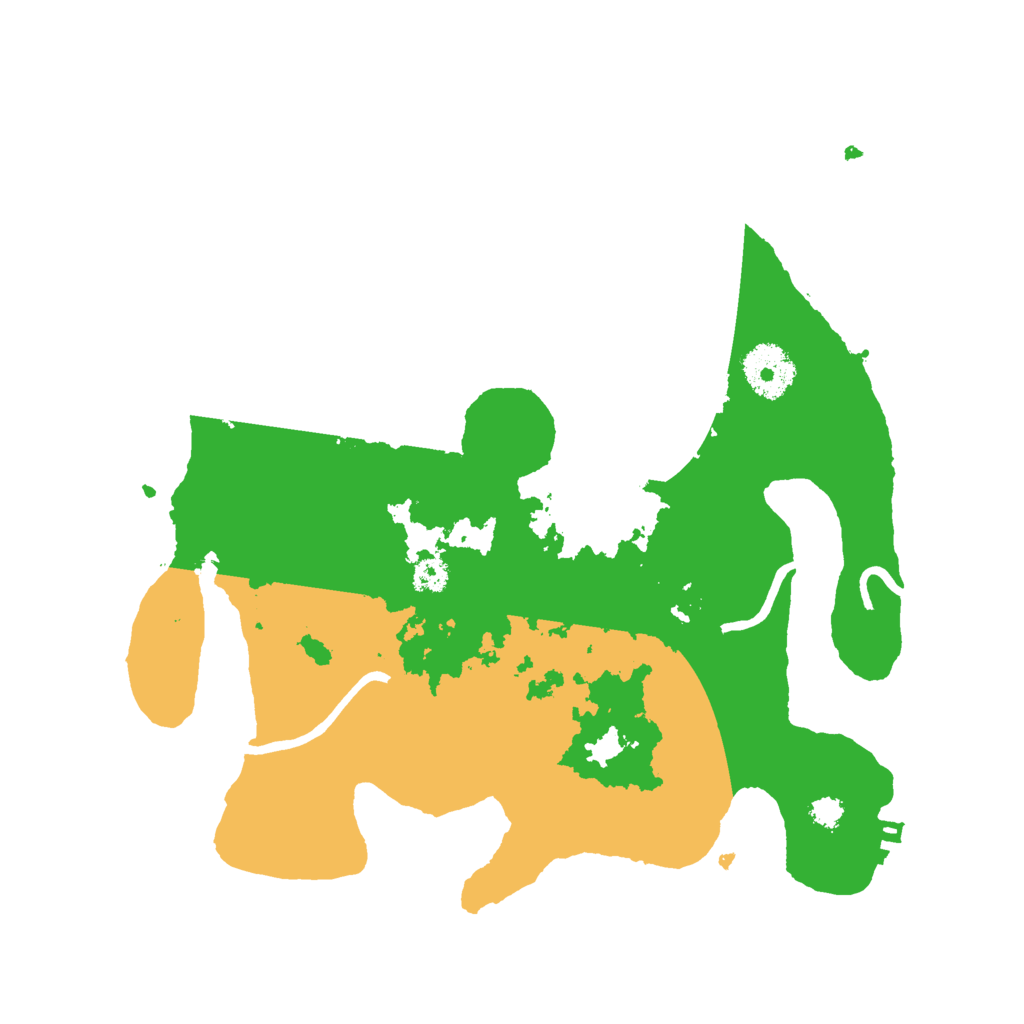 Biome Rust Map: Procedural Map, Size: 3000, Seed: 41935