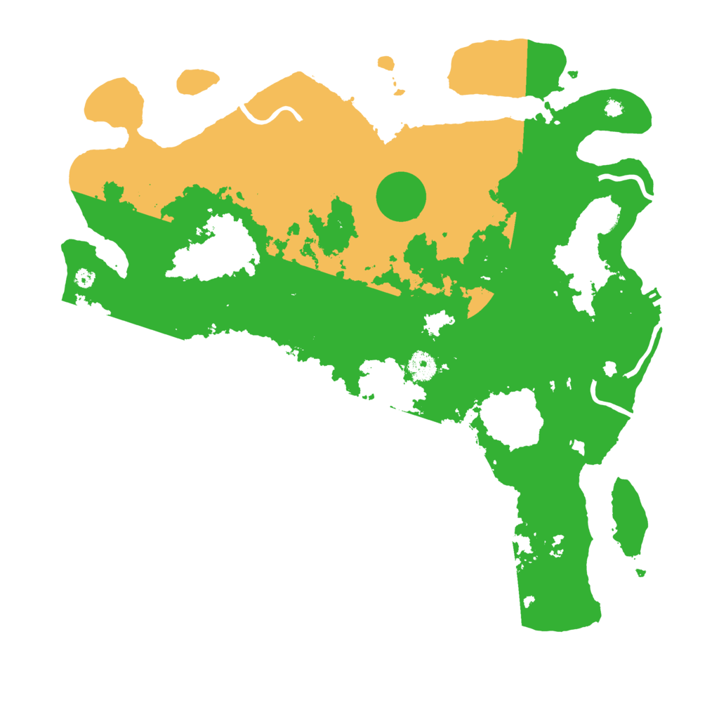 Biome Rust Map: Procedural Map, Size: 3800, Seed: 47182216