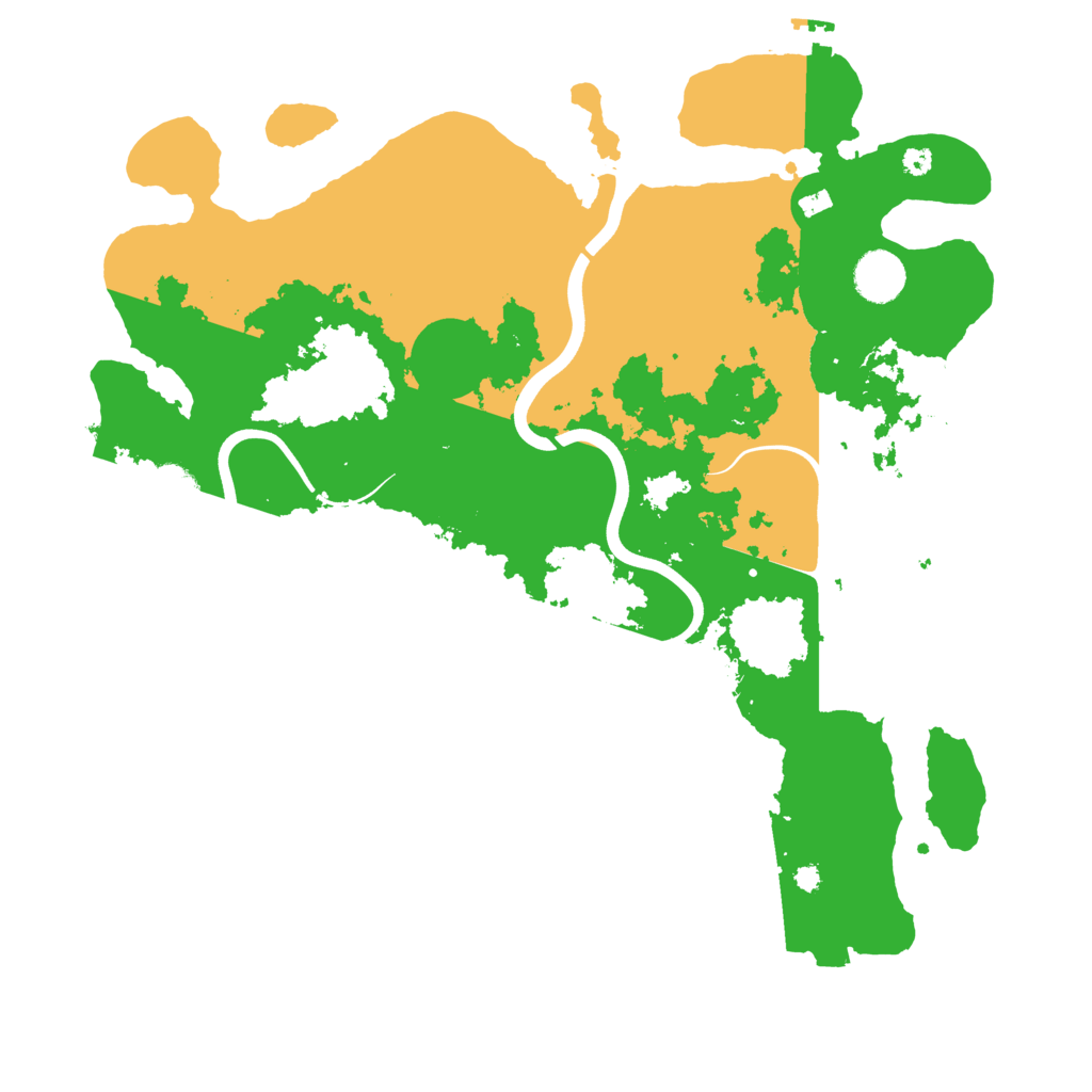 Biome Rust Map: Procedural Map, Size: 3800, Seed: 47182216