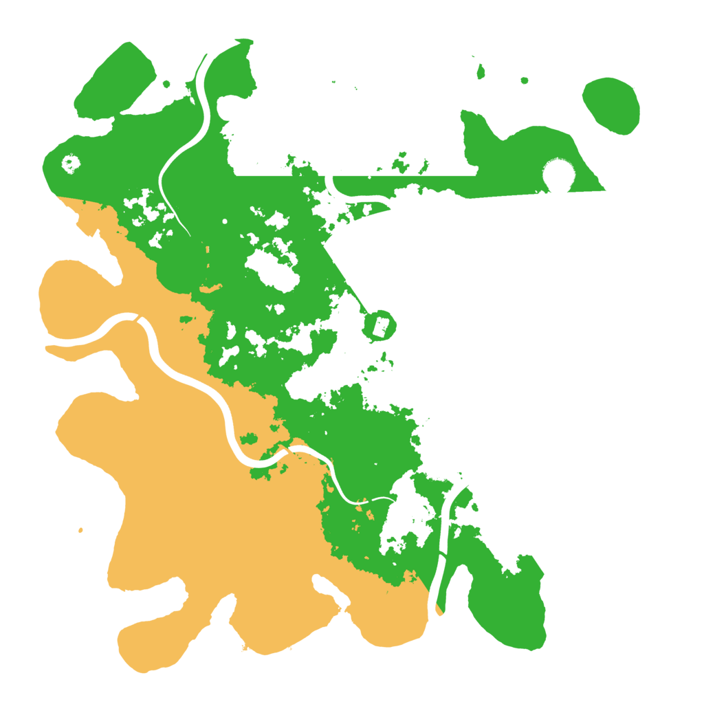 Biome Rust Map: Procedural Map, Size: 3900, Seed: 6108164