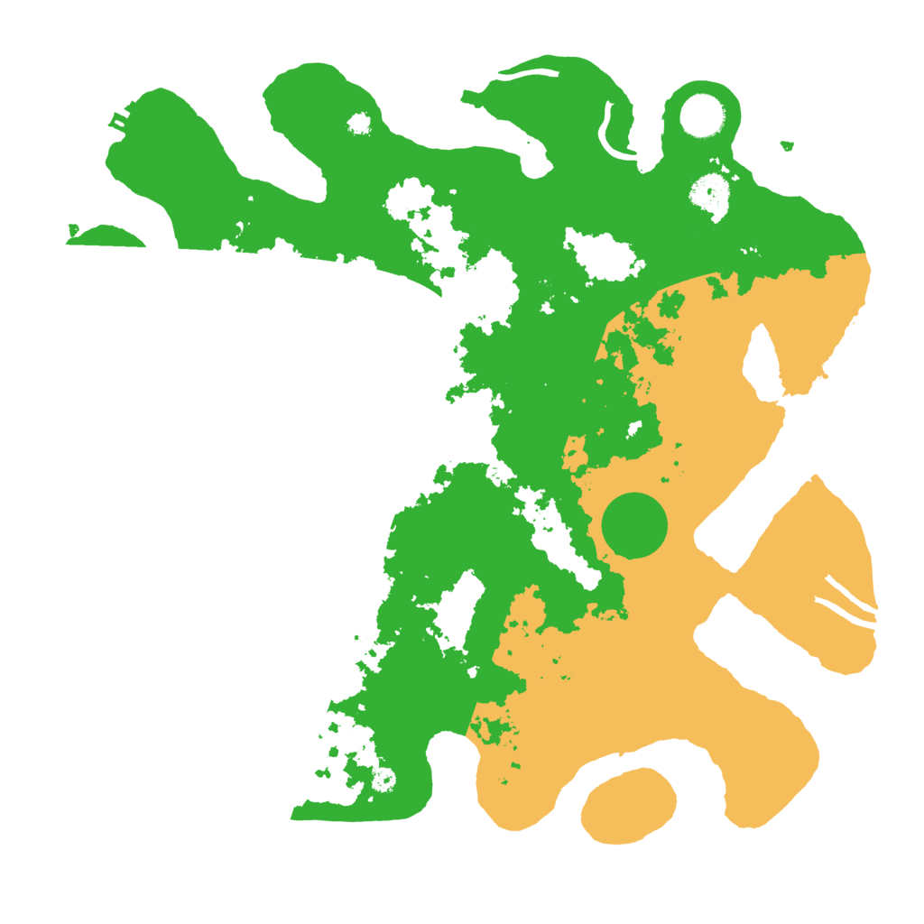 Biome Rust Map: Procedural Map, Size: 3700, Seed: 8634017