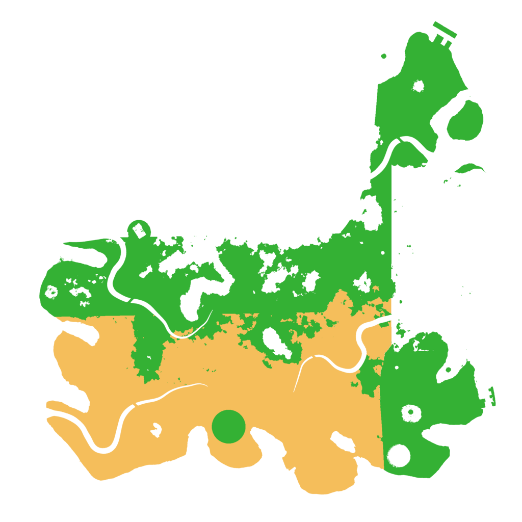 Biome Rust Map: Procedural Map, Size: 4100, Seed: 54957346