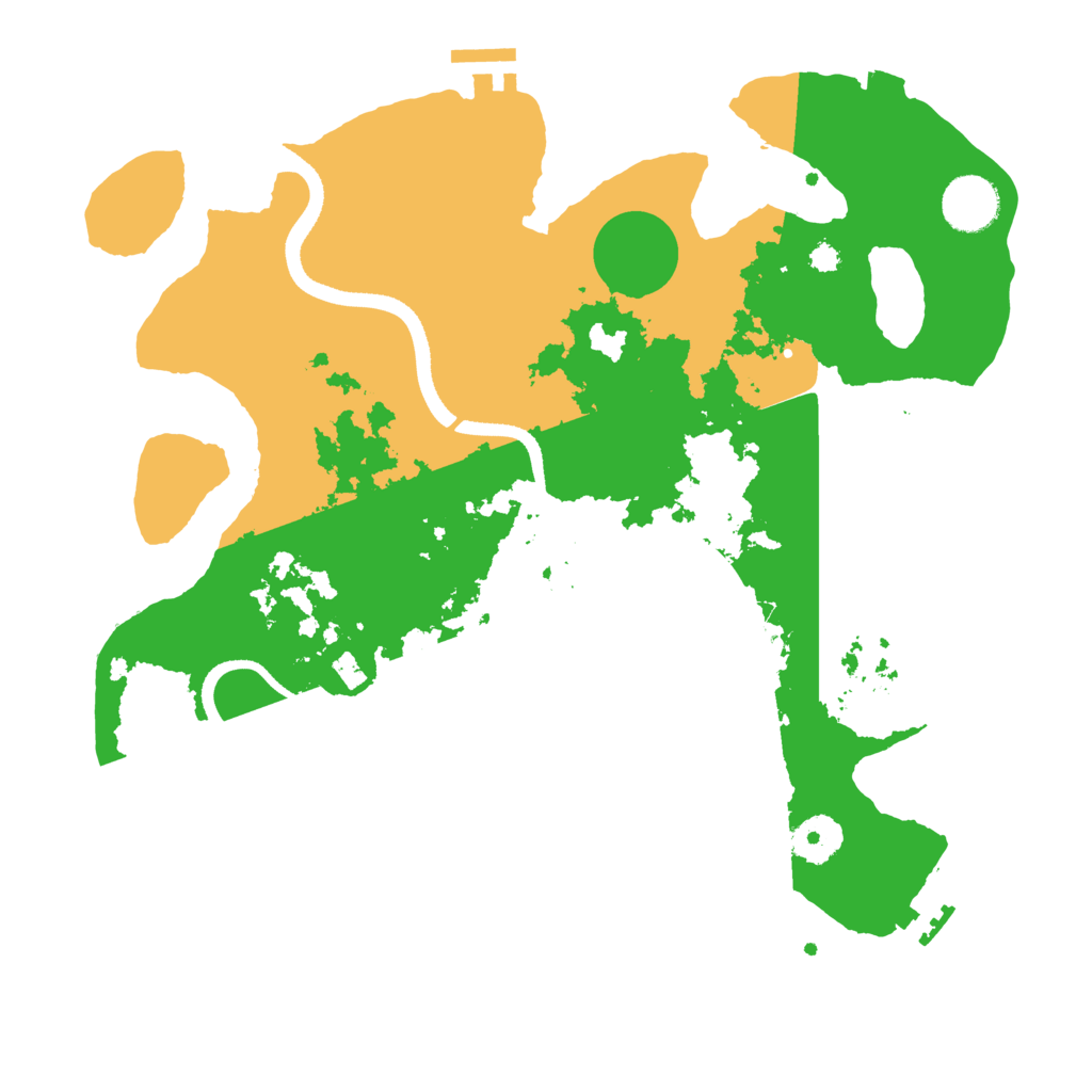 Biome Rust Map: Procedural Map, Size: 3400, Seed: 91506019