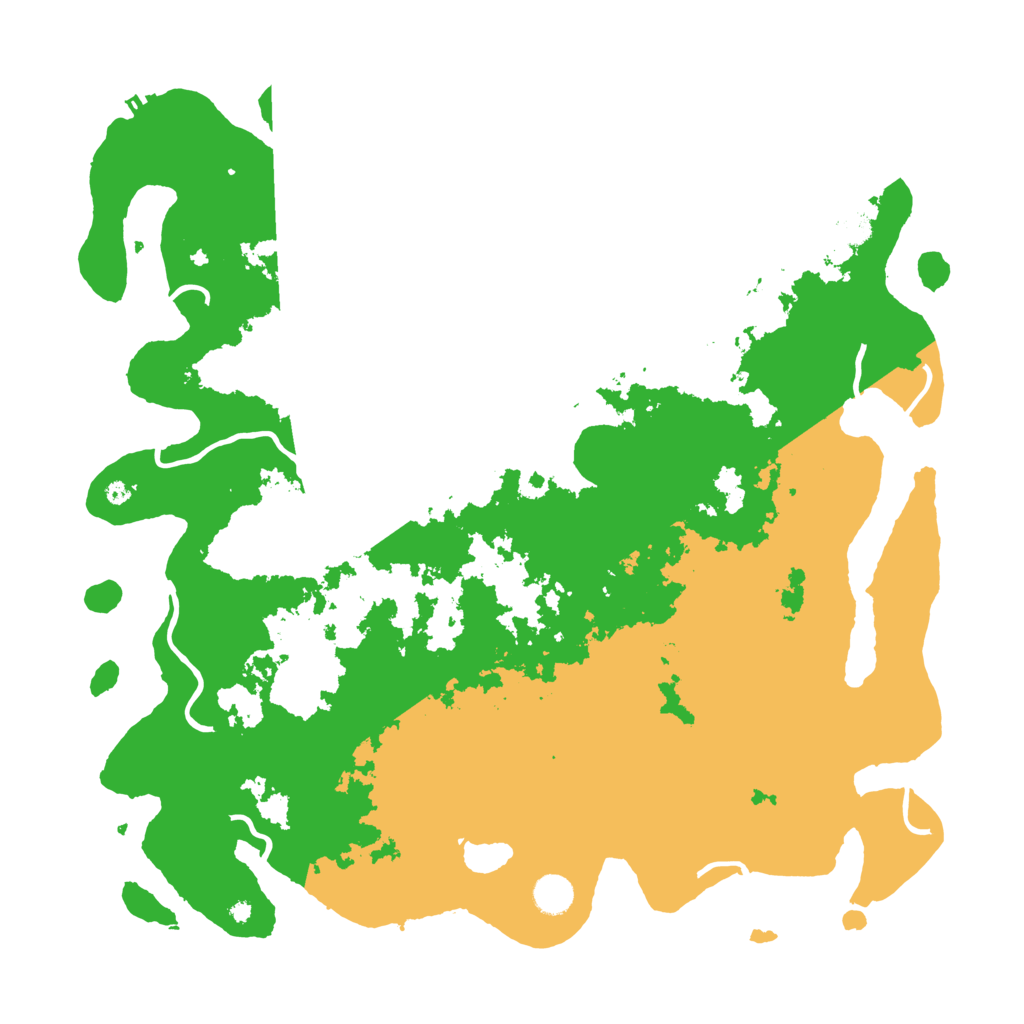Biome Rust Map: Procedural Map, Size: 4500, Seed: 24909