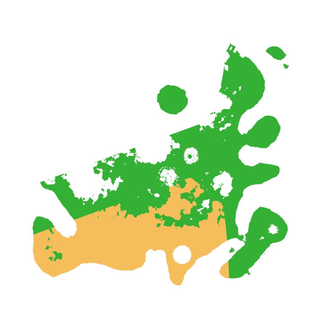 Biome Rust Map: Procedural Map, Size: 3000, Seed: 18921
