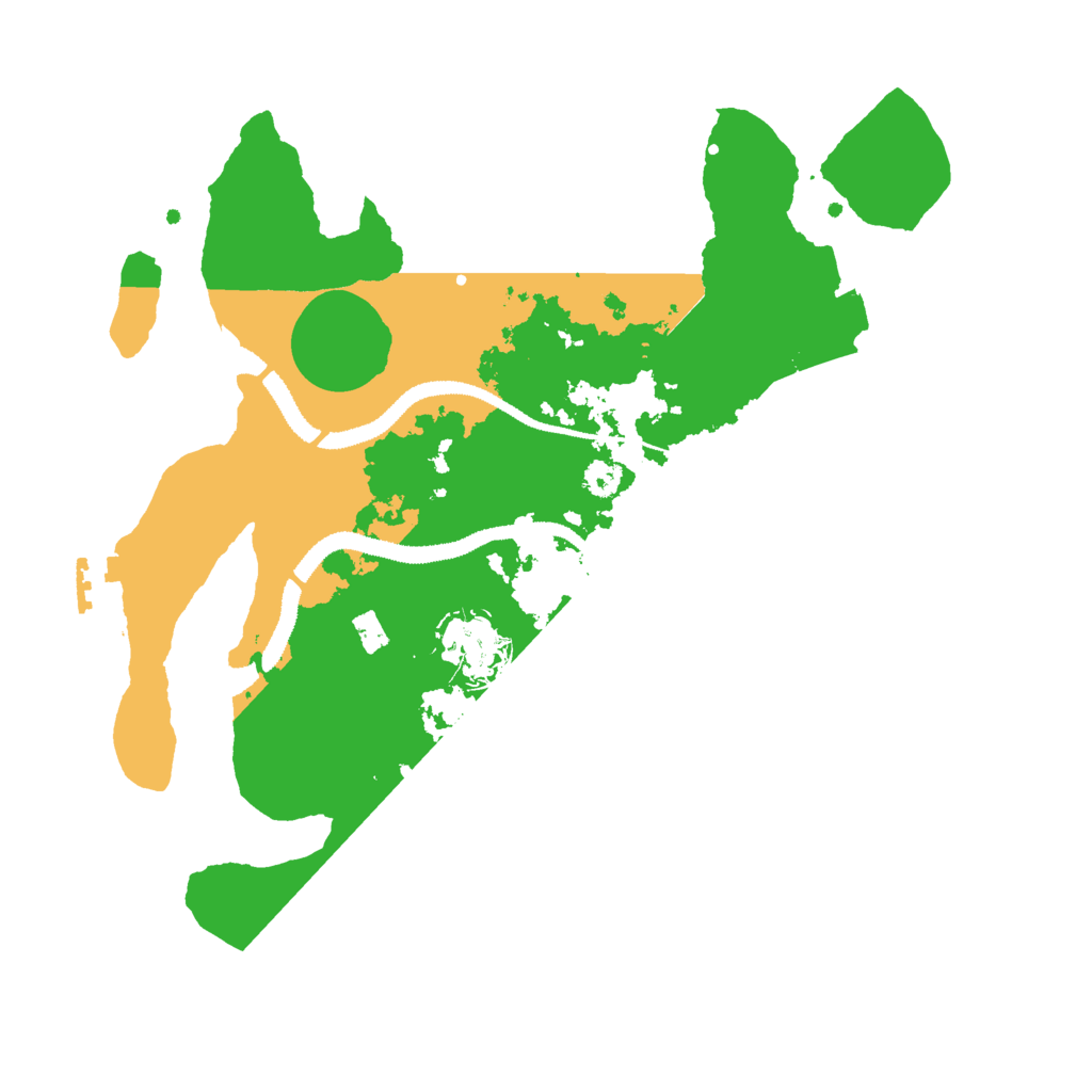 Biome Rust Map: Procedural Map, Size: 3000, Seed: 15554