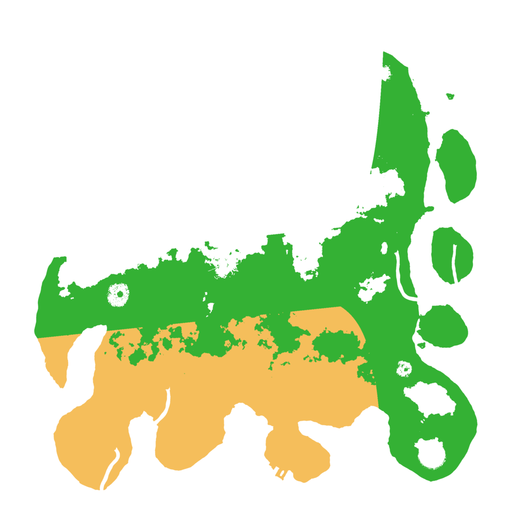 Biome Rust Map: Procedural Map, Size: 3450, Seed: 33510195