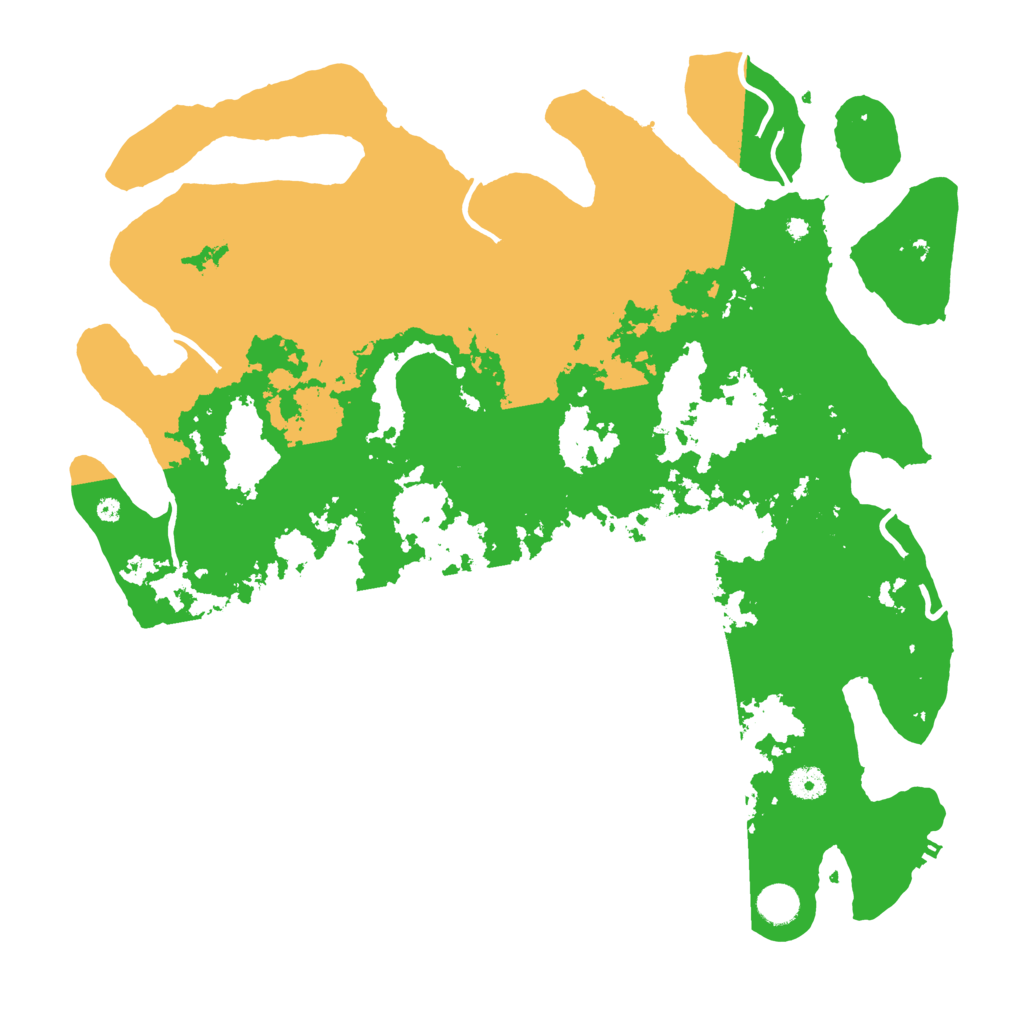 Biome Rust Map: Procedural Map, Size: 4400, Seed: 45941110