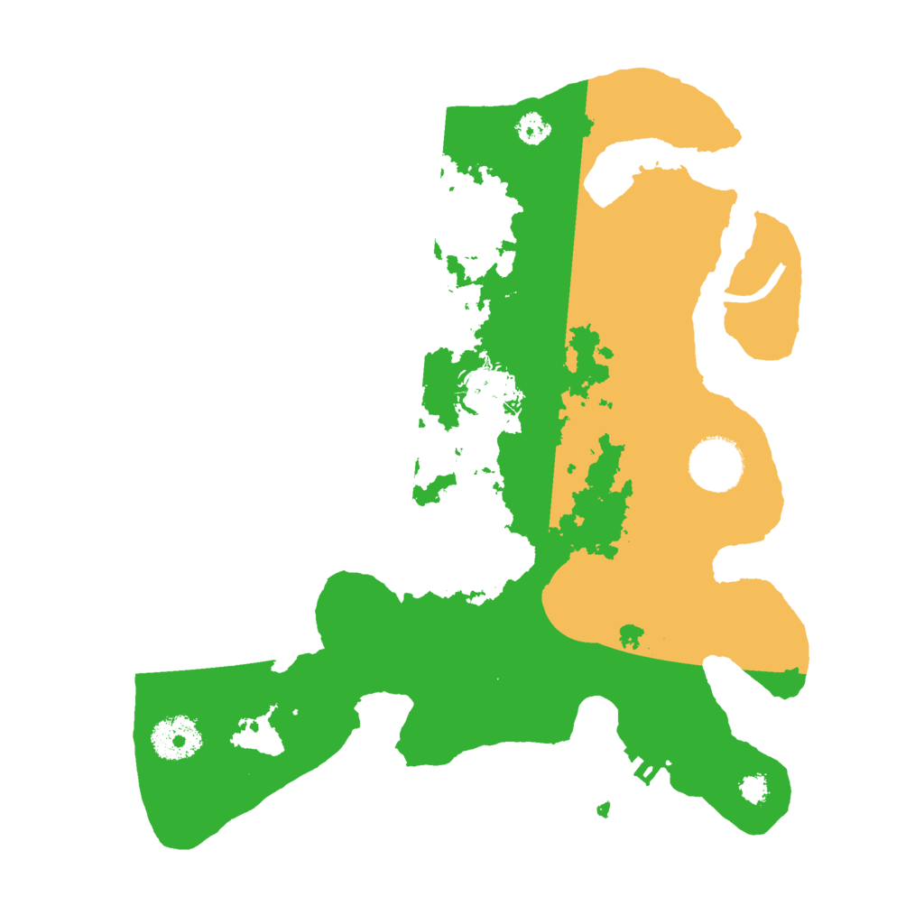 Biome Rust Map: Procedural Map, Size: 3000, Seed: 6886