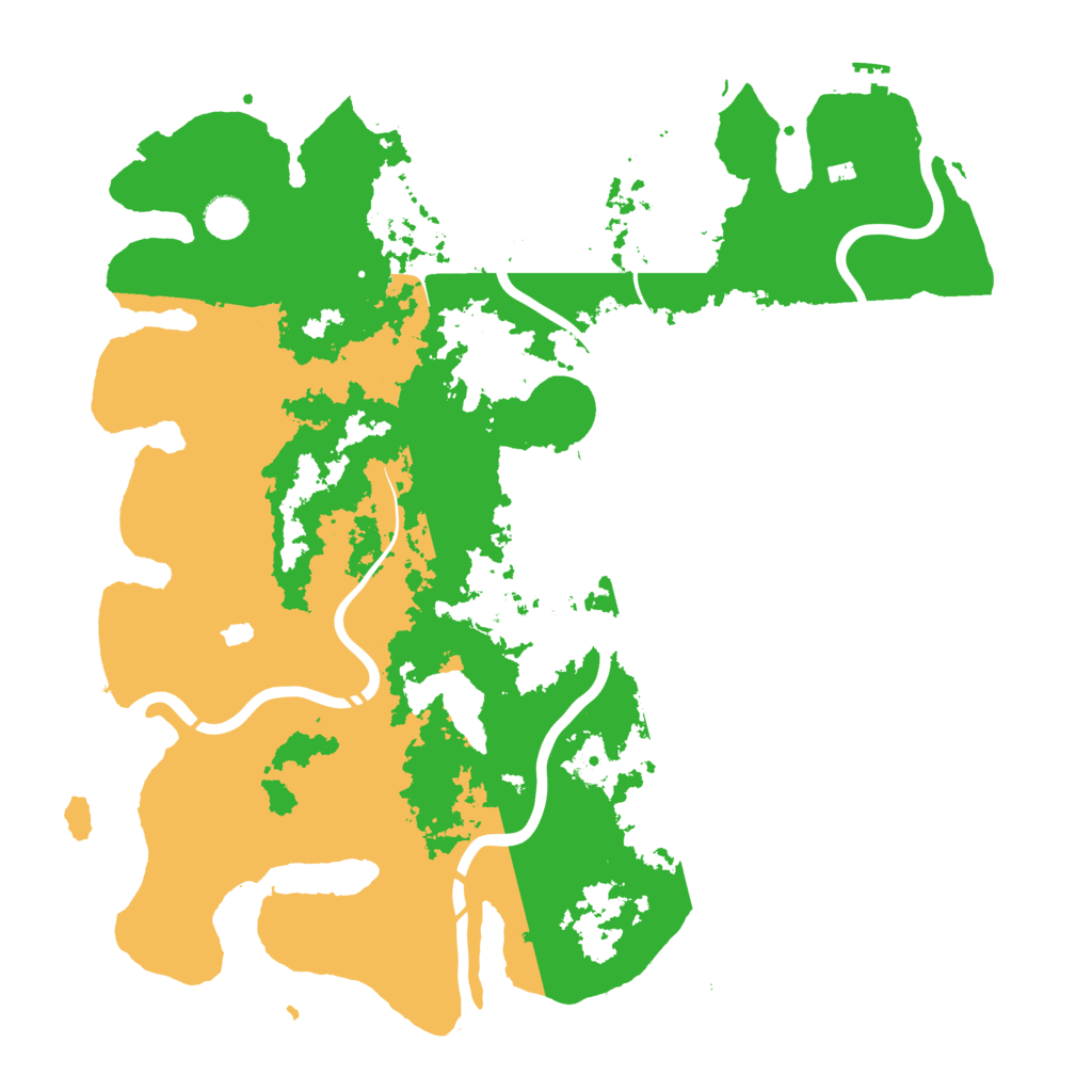Biome Rust Map: Procedural Map, Size: 4400, Seed: 66384516