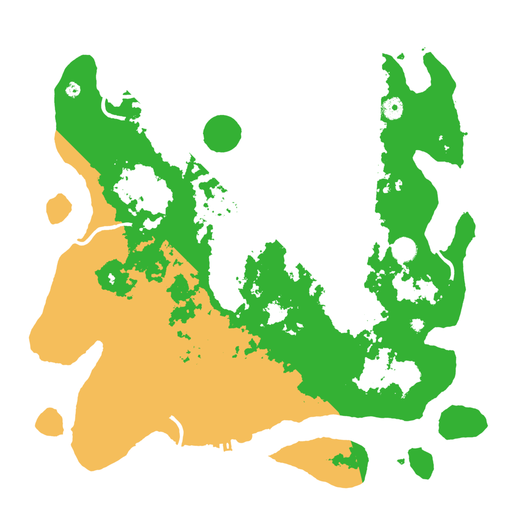 Biome Rust Map: Procedural Map, Size: 3700, Seed: 26517709