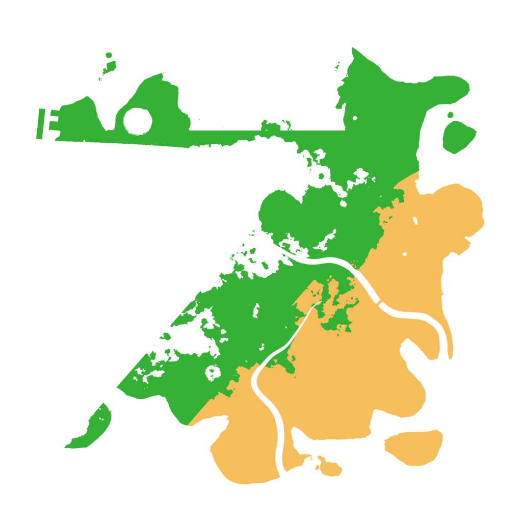Biome Rust Map: Procedural Map, Size: 3450, Seed: 79779249