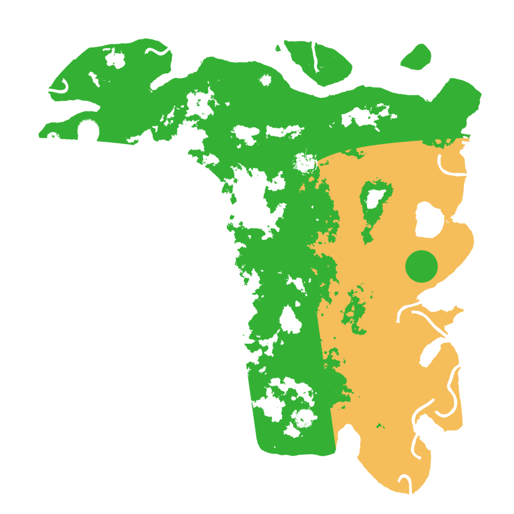 Biome Rust Map: Procedural Map, Size: 4200, Seed: 23153