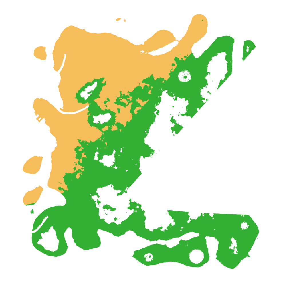 Biome Rust Map: Procedural Map, Size: 3600, Seed: 10777337