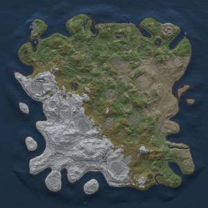 Thumbnail Rust Map: Procedural Map, Size: 4250, Seed: 6227533, 17 Monuments