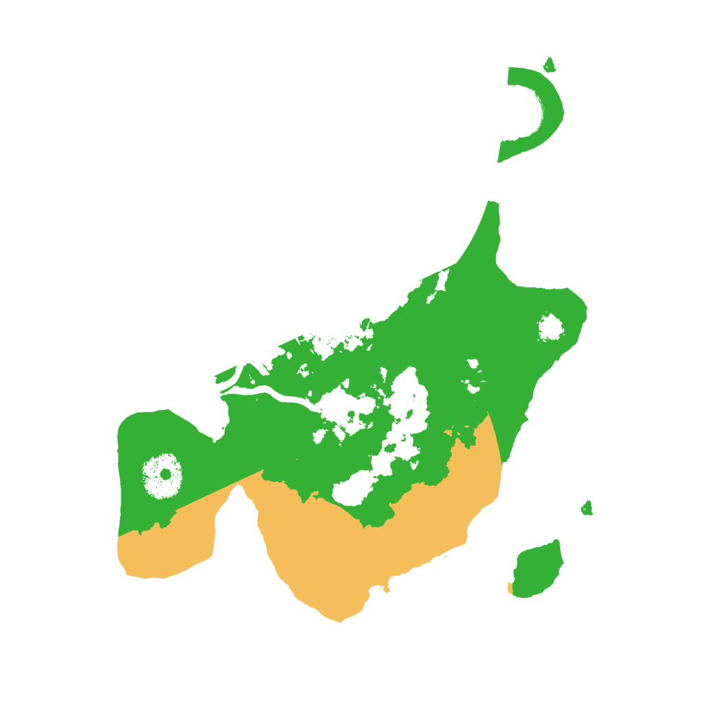 Biome Rust Map: Procedural Map, Size: 2500, Seed: 1810261256