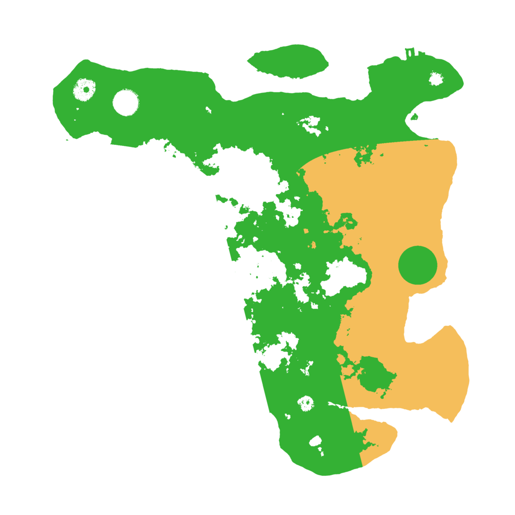 Biome Rust Map: Procedural Map, Size: 3500, Seed: 931085