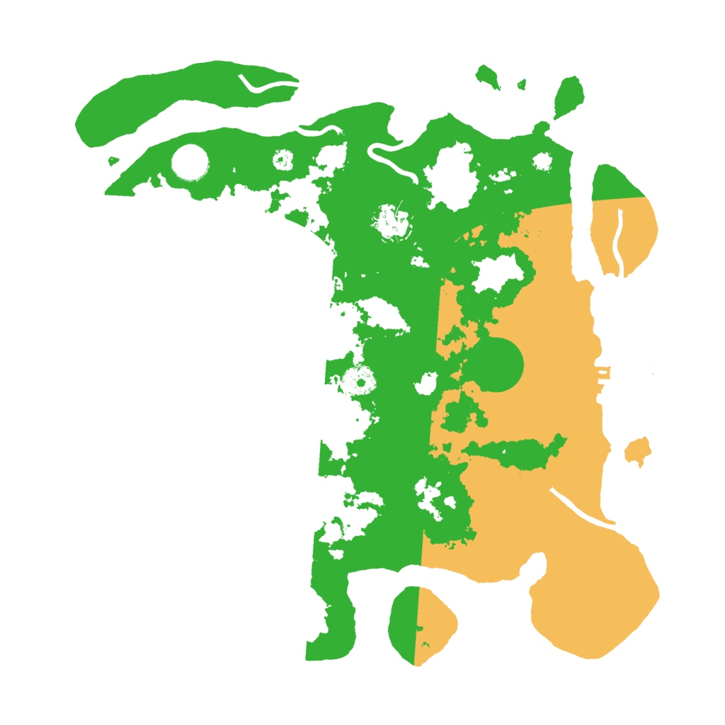 Biome Rust Map: Procedural Map, Size: 3500, Seed: 1323570009