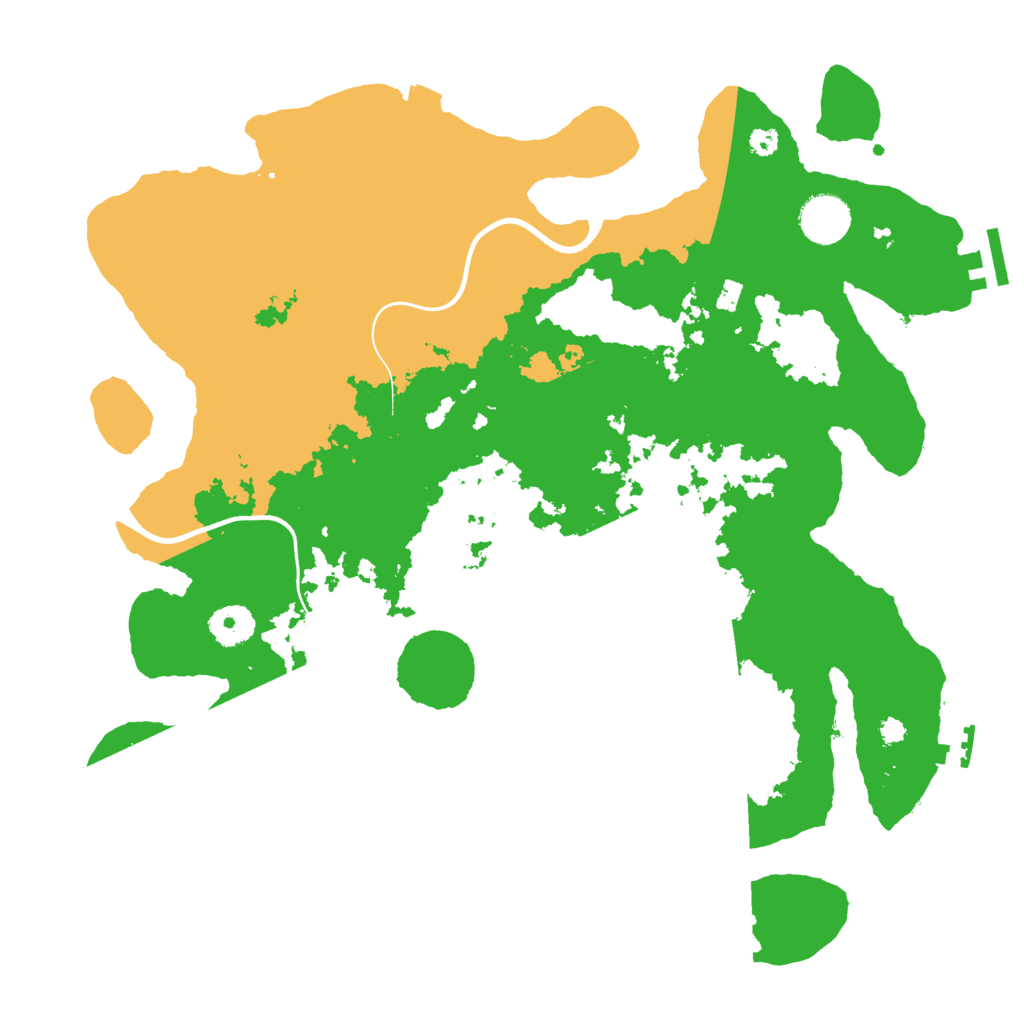 Biome Rust Map: Procedural Map, Size: 3600, Seed: 42883541