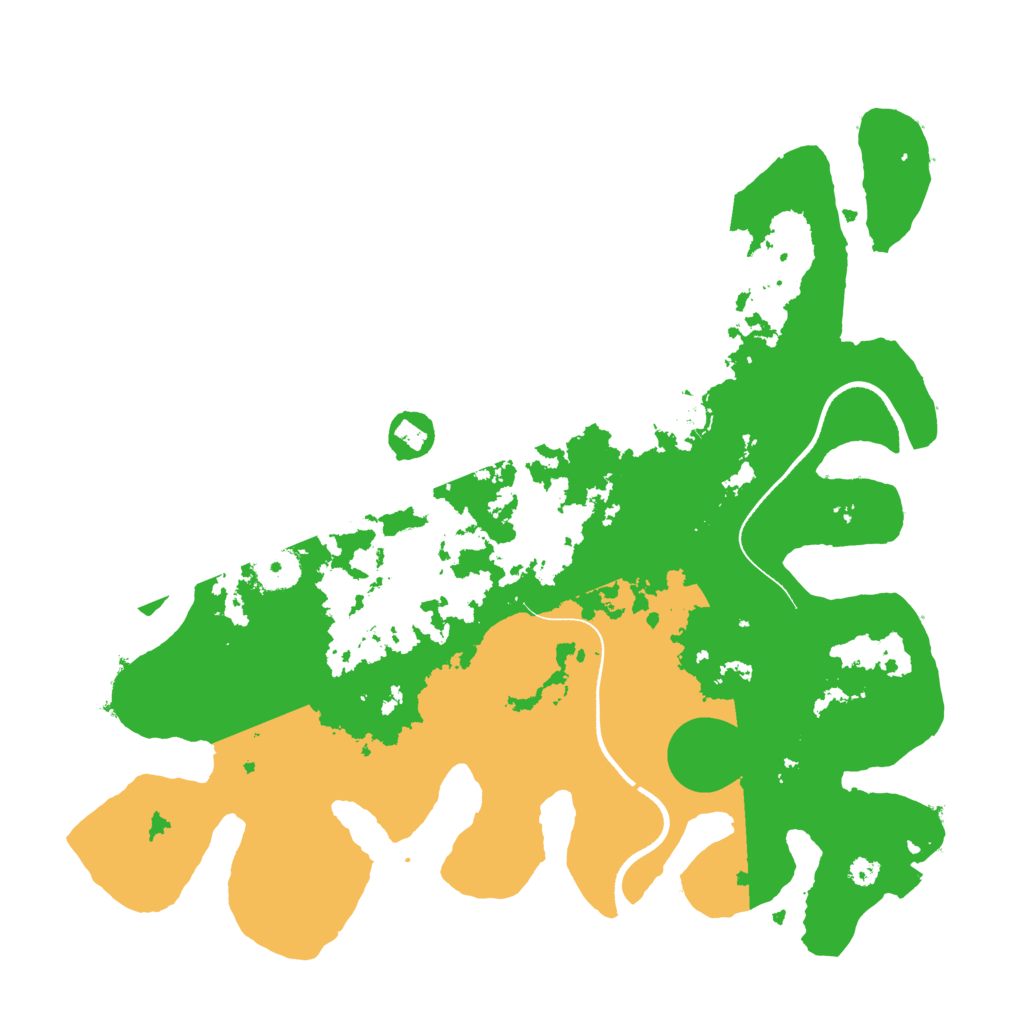 Biome Rust Map: Procedural Map, Size: 3600, Seed: 3374969