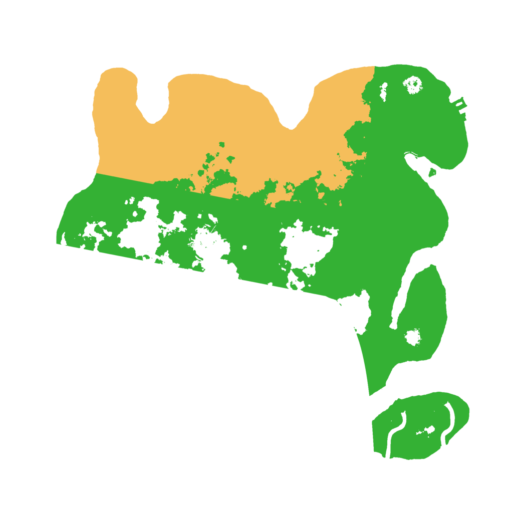 Biome Rust Map: Procedural Map, Size: 3000, Seed: 13511