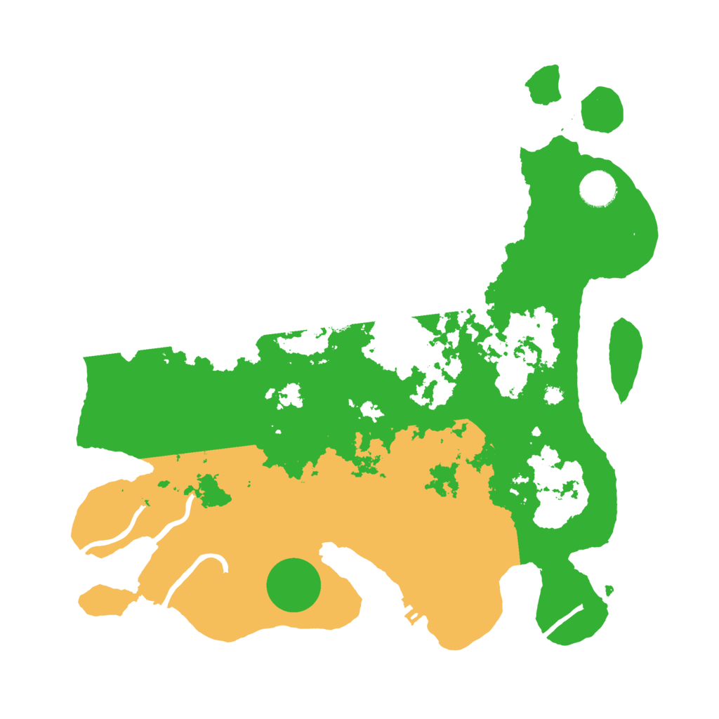 Biome Rust Map: Procedural Map, Size: 3500, Seed: 1474564688