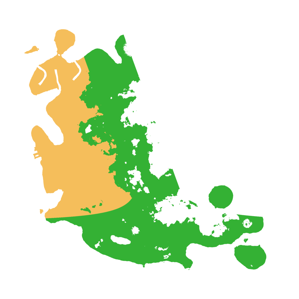 Biome Rust Map: Procedural Map, Size: 3500, Seed: 5146846