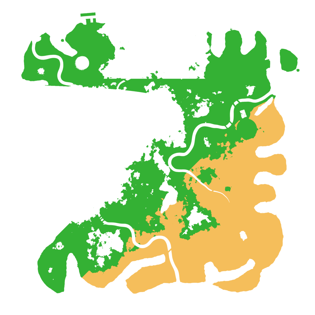 Biome Rust Map: Procedural Map, Size: 4250, Seed: 312215522