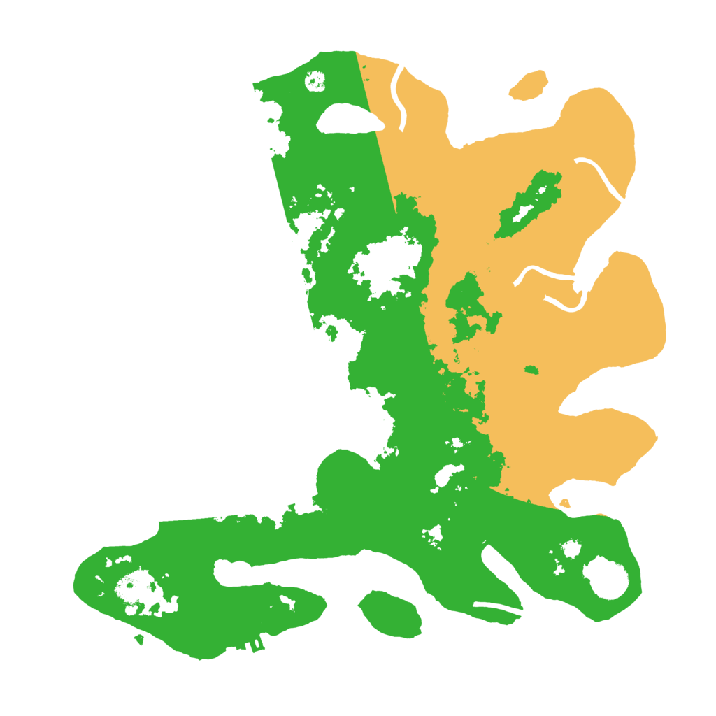 Biome Rust Map: Procedural Map, Size: 3500, Seed: 1255479520