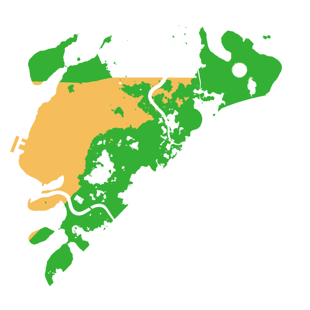 Biome Rust Map: Procedural Map, Size: 3700, Seed: 1705540285